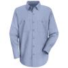 Wrinkle-Resistant Long Sleeved Cotton Work Shirt - SC30